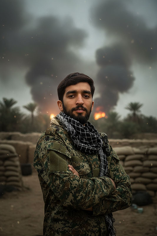 تصویر باکیفیت از شهید مدافع حرم محسن حججی